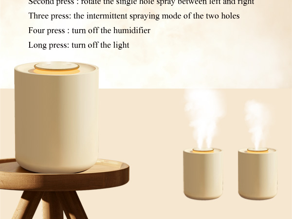 portable Humidifier Baby Bedroom Travel Small Cool Mist USB Personal Desktop Humidifier Home