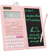 Rechargeable ROATEE 991ES MAX Scientific Calculators, CalcNote Multiview 4-Line Display with LCD ...