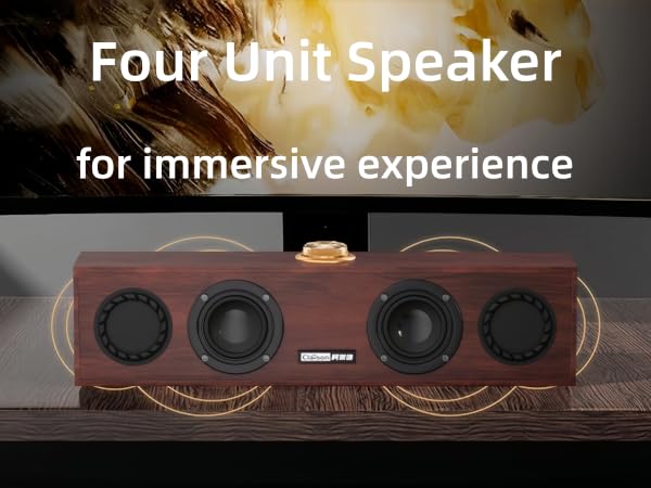 four unit speaker for immersive experience