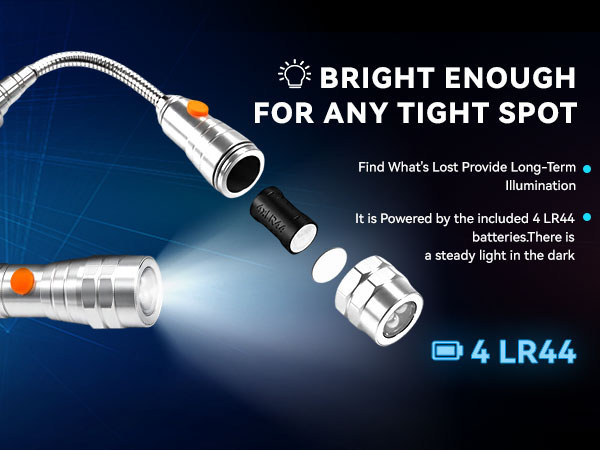 BRIGHT ENOUGH FOR ANY TIGHT SPOT