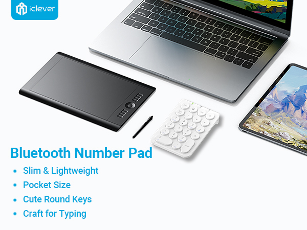 bluetooth number pad