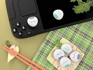 Thumb Grip Caps for Steam Deck LCD, Silicone Thumbsticks Grips Joystick Caps for Steam Deck OLED