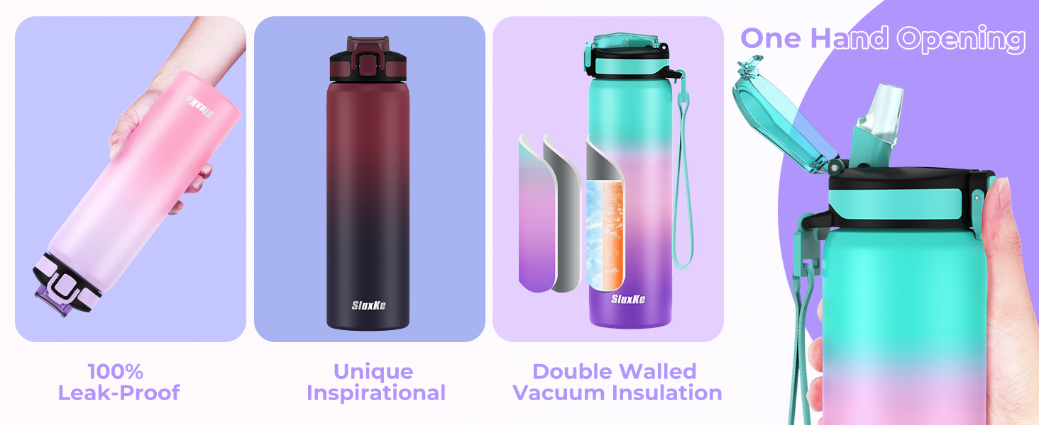 water bottle.