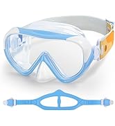 Kids Swim Mask - Ultimate 180° Kids Swim Goggles Anti-Fog Child Diving Mask Leak-Proof Kids Goggl...