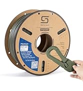 PET-GF ODG Olive Green 3D Printing Filament 1kg - 15% Glass Fiber Reinforced, Ideal for Industria...