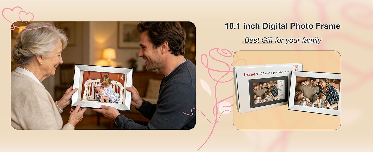 digital picture frame large