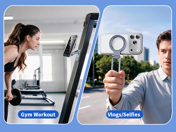 HIYJEN Magnetic Phone Tripod Stand