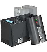 Rechargeable Battery and Dual Port USB Charging Station Compatible with Ring, for Video Doorbell ...