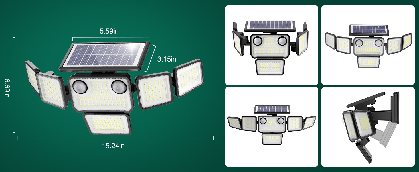 solar led motion lights outdoor