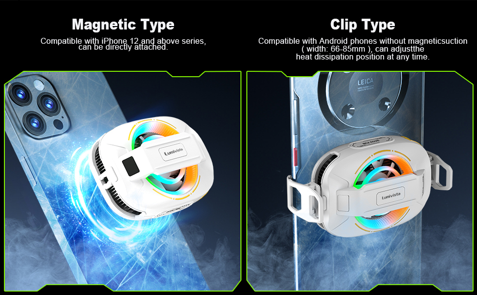 Magnetie type and clip type