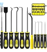 Etre Jeune 11 Pcs Pick Tool Set Mechanic, Automotive Pick and Hook Tool for Car Oil Seal/O-Ring S...