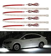 YM E-Bright Car Led Strip Lights Cuttable Underwater Marine Underglow Led Lighting for Boat Motor...