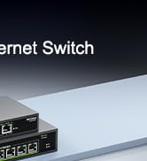 10Gbe Ethernet Switch Unmanaged with 2 x 10Gb RJ45 Ports + 4 x 2.5Gb Base-T Ports, Desktop/Wall M...