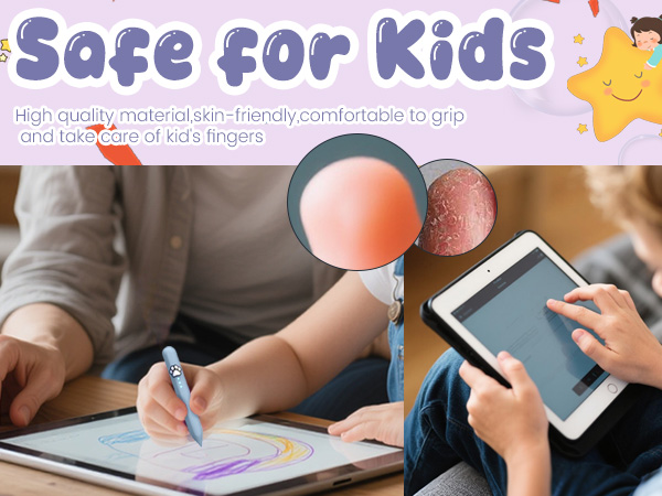 safe for kids hign quality material skin-friendly comfortable to grip and take care of kids figners