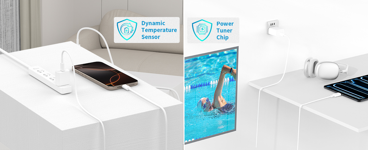 MFi Certified iPhone 14 Charger Fast Charging 2Pack PD 20W USB C Chargers Block Type C Wall Charger