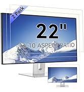 [2-Pack] 22 Inch Computer Blue Light Blocking Screen Protector for 16:10 Widescreen Monitor, Anti...