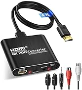 avedio links HDMI ARC/eARC Audio Extractor Converter 8K@60Hz 4K@120Hz, HDMI to Optical SPDIF + 3....
