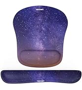TECKNET Keyboard Wrist Rest and Mouse Pad with Wrist Support, Memory Foam Set for Computer/Laptop...