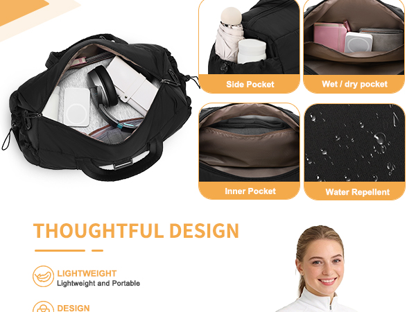 medium gym bag for women