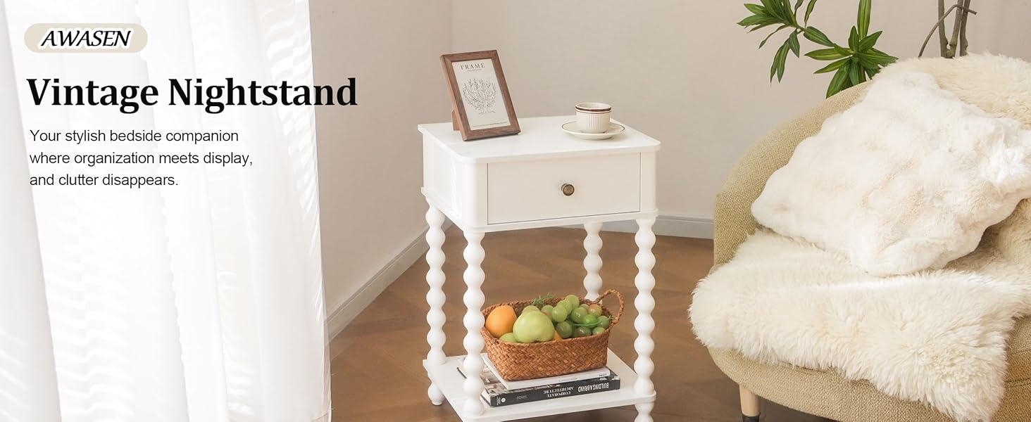 Side Table with Drawer