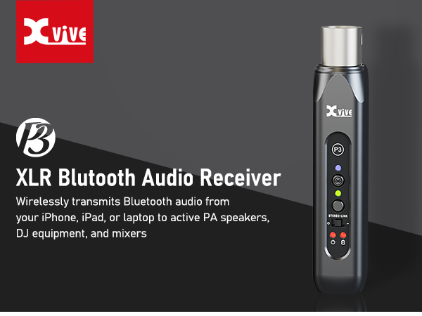  Xvive P3 XLR Bluetooth Receiver