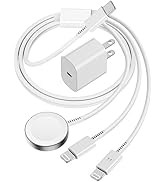 for Apple Watch Charger USB C for iWatch&amp;iPhone, Upgraded 3 in 1 for iWatch Charger Magnetic Fast...