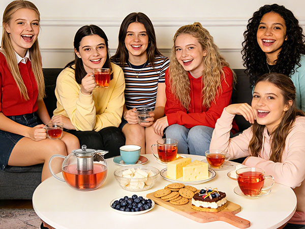 Glass Teapot Stovetop 22 OZ/650ml, Tea pot with Removable 18/8 Stainless Steel Infuser