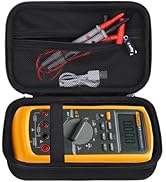 Case for Fluke 87-V/ 87V Max/ 77 IV/ 83V/ 88 Industrial Digital Multimeter, Large Capacity Storag...