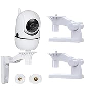 2Pack Adjustable Baby Monitor Mount, 180° Swivel Ceiling &amp; Wall Mount Compatible with HelloBaby H...