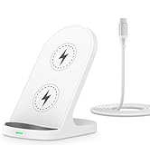 15W Fast Pixel 8 Pro Wireless Charger Stand QC Dock for Google Pixel 8a/8/7a/7 Pro/7/6 Pro/5,Sams...