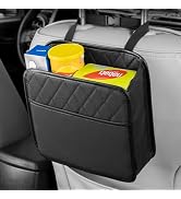 CGYISOL Car BaCar Back Seat Organizer, PU Leather Hanging Storage Rack with Tablet Holder &amp; Tissu...