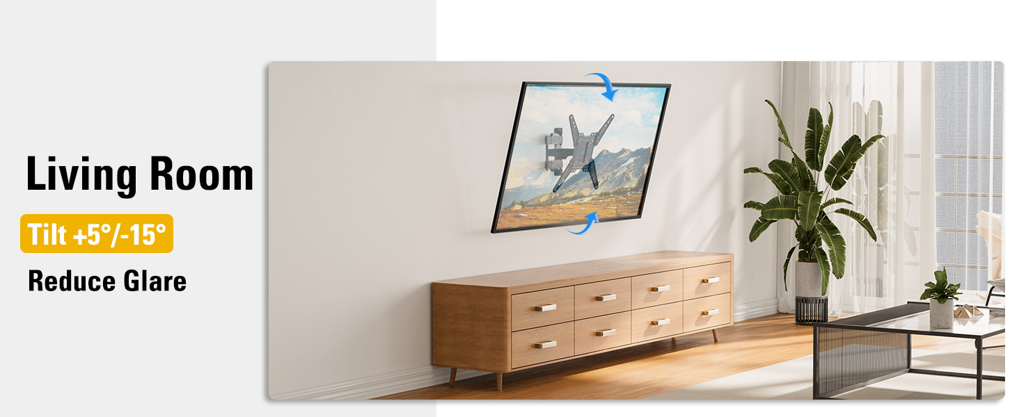  TV Mount Full Motion with Swivel Articulating Arm