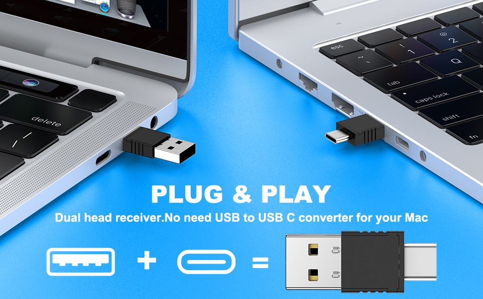 dual connector presenter remote