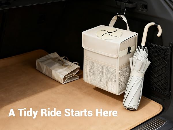 car trash bin