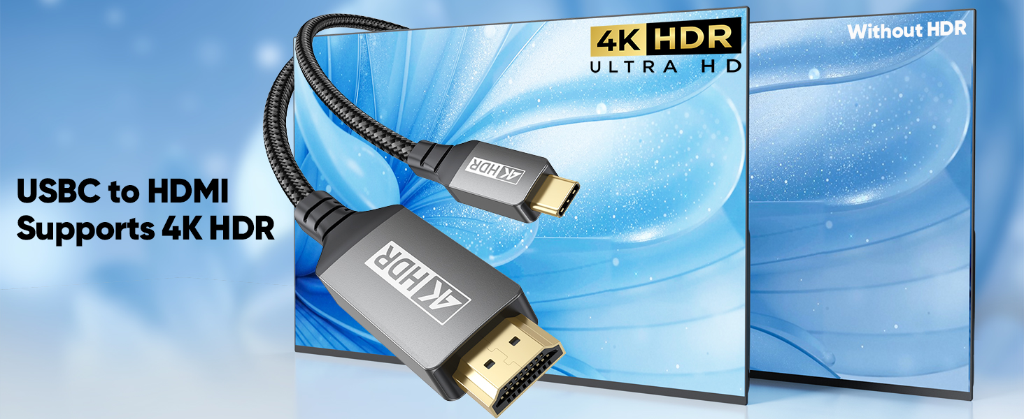 type c to hdmi cable 1ft