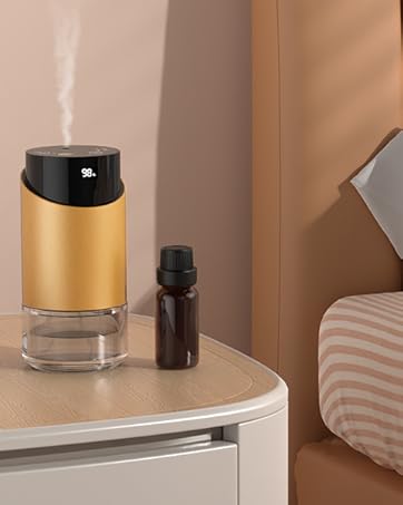 waterless diffuser essential oil scent aromatherapy portable battery operated home room office mini