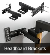 BEAMNOVA Headboard Brackets for Metal Bed Frame Head Board Kit for Adjustable Bed Base Fits Bolt-...