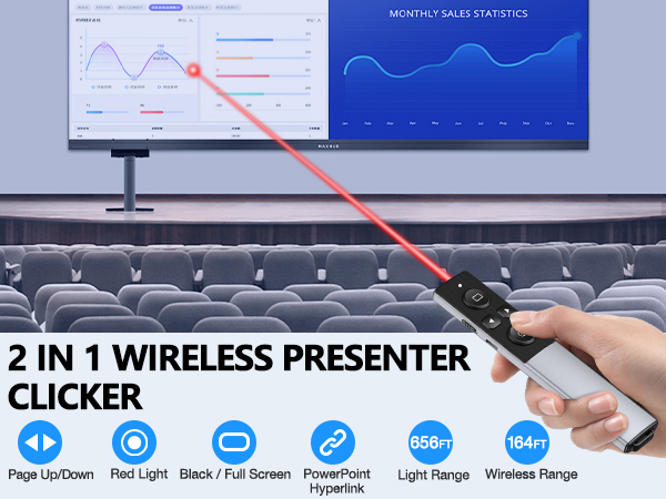 presenter clicker wireless
