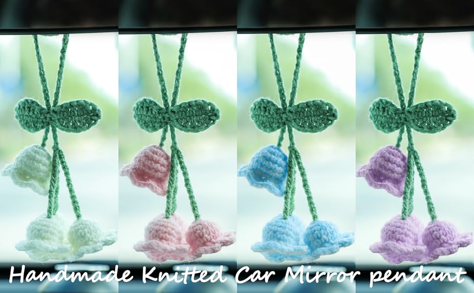Lovely flowers it is hand-made car decor for women
