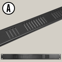 RKVENTED1U Universal 1U Blank Vented Panel Spacer for 19" Rack Cabinet