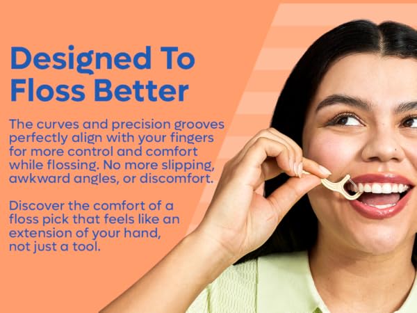 All natural dental floss picks made from gluten free straw wheat.