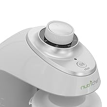 NutriChef Baby Food Maker - 2-in-1 Steam Cooker &amp;amp;Puree Blender Adjustable Steam Timer