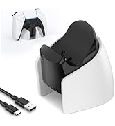 Charging Dock for PS5 Controller, IINE Fast USB Charging Station for PS5 DualSense Edge Controlle...