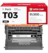 T03 Black Toner Cartridge(1-Pack with chip) Compatible for Canon T03 2725C001AA Toner imageRunner...