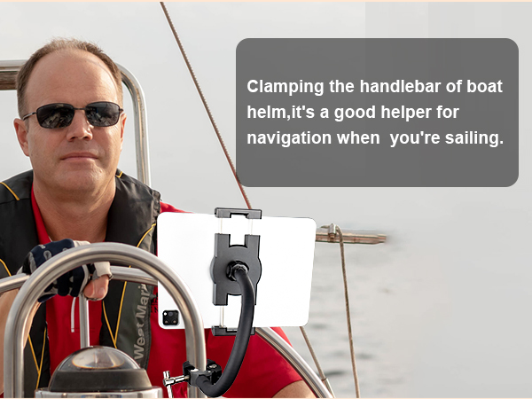 Boat Helm Tablet Mount