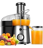 Juicer Machine, Airon Centrifugal Juicer Extractor, Max Power 800W, 3" Wide Feed Chute for Fruit ...