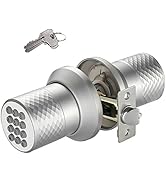 Buoan Electronic Keypad Door Knob, Smart Keyless Entry Door Knobs, Code, Anti-Slip Handle, 2.5s A...