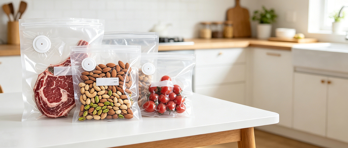 Reusable Vacuum Sealer Bags for Food