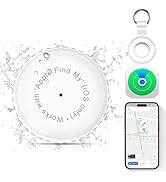 1 Pack,IPX8 Waterproof Key Finder,Bluetooth GPS Items Tracker with Tag Holder &amp; Keychains,Works w...