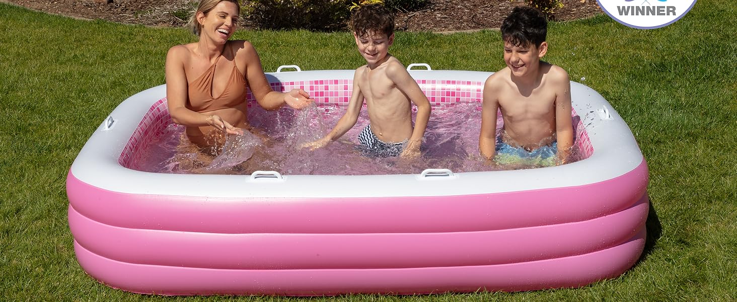 Family pool pink - 1